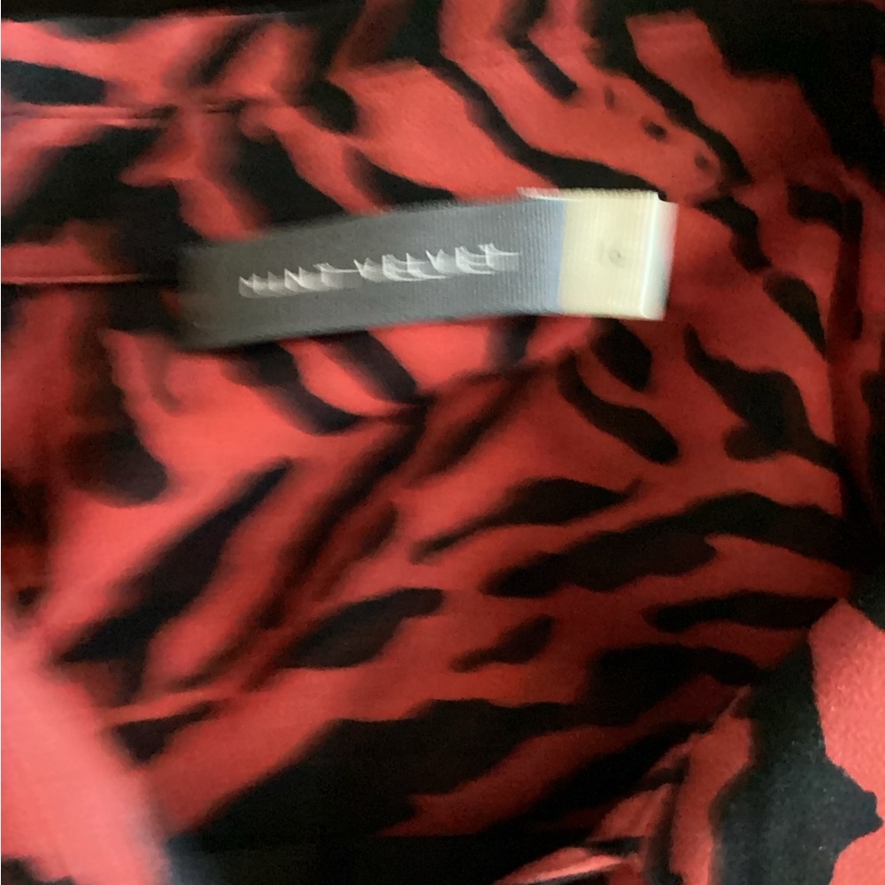 Red and Black Leopard Dress.